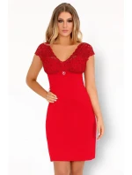 Vzrušujúca červená košieľka Crossina - LivCo Corsetti