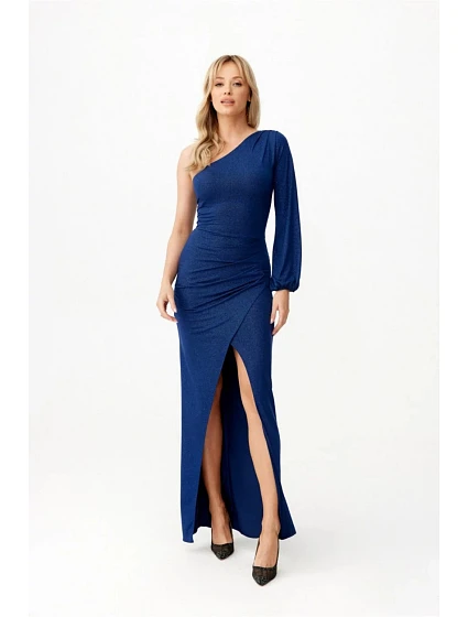 Dlouhé šaty model 20878290 modré - Roco Fashion