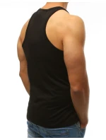 Pánské tílko bez potisku černé Dstreet model 21962185 - FashionStreet