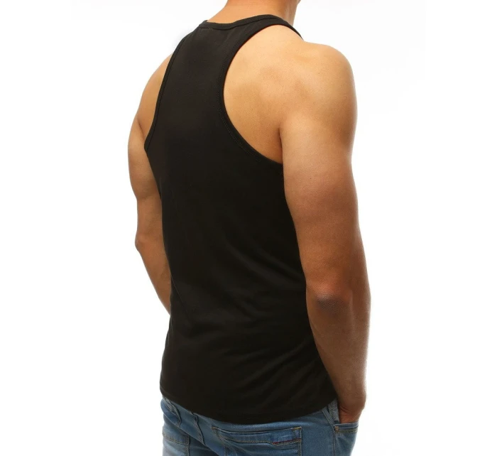 Pánské tílko bez potisku černé Dstreet model 21962185 - FashionStreet