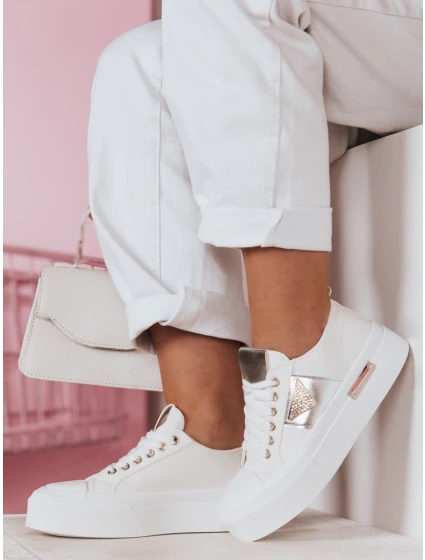 Dámske tenisky na platforme TRENDIS white FashionStreet ZY0703 Dámske tenisky na platforme TRENDIS white FashionStreet ZY0703