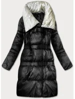 Černá zimní bunda s rukávy model 21247747 - Factory Price