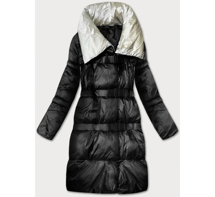 Černá zimní bunda s rukávy model 21247747 - Factory Price