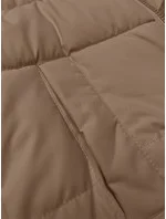 Dámska krátka zimná bunda S'west Beige (B8288-12)