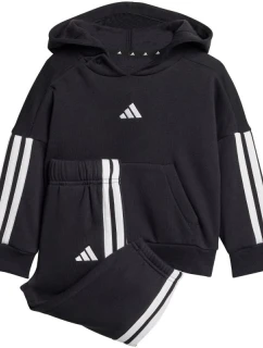 Dětské tepláky Essentials Joggers 3 Stripes Fleece Hoodie black model 21812218 - ADIDAS