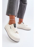 Dámské tenisky na platformě Big Star model 21654856 Bílé - Big Star Shoes Dámské tenisky na platformě Big Star model 21654856 Bílé - Big Star Shoes
