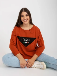 Blúzka VI BZ 2911.82P tmavo oranžová