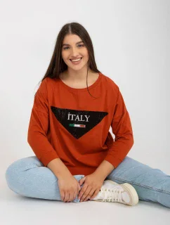 Blúzka VI BZ 2911.82P tmavo oranžová