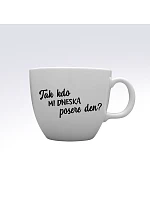 SO WHO WILL SAVE MY DAY TODAY? - MEGA XXL keramický hrnček 1000 ml