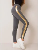 Dámske legíny R4766.06 sivé - FPrice