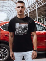 Pánské tričko s potiskem černé Dstreet model 21974971 - FashionStreet