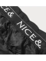 Černá dámská péřová bunda pro přechodné období model 17729163 - LHD Černá dámská péřová bunda pro přechodné období model 17729163 - LHD