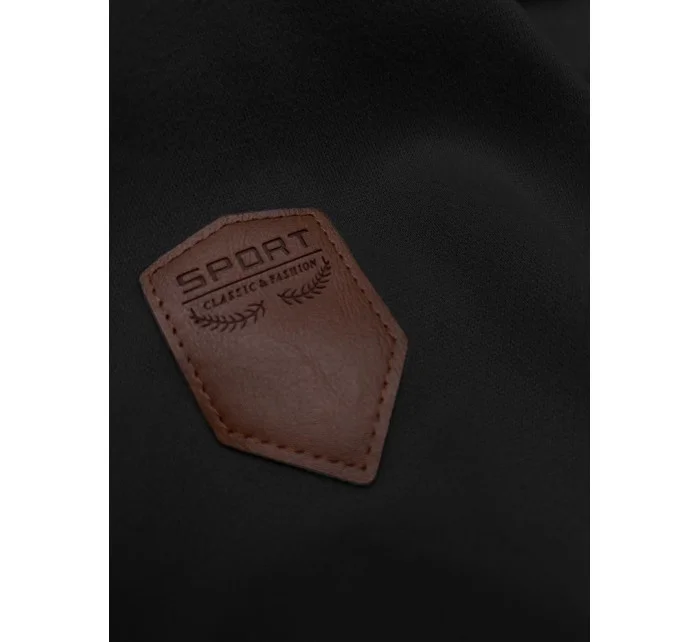 Čierna dámska mikina s kapucňou (2301)