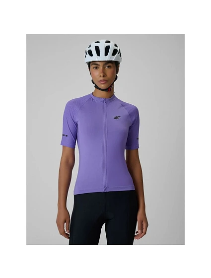 Dámsky cyklistický dres UPF50+ 4F 4FRSS26TFTSF2455-65S dámsky Dámsky cyklistický dres UPF50+ 4F 4FRSS26TFTSF2455-65S dámsky