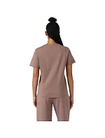 Koszulka damska Champion Short Sleeve ciemny beż 119125 MS513