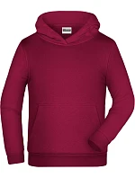 JN Dětská mikina s kapucí 02. wine model 22414095 - Daiber
