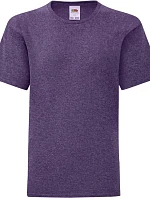 Fruit of the Loom Kids Iconic 150 T Detské tričko 16.1023 melírovaná fialová