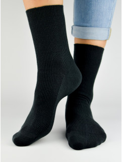 NOVITI Ponožky SB030-M-01 čierne