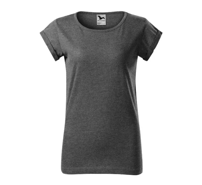 Fusion tričko dámské černý melír