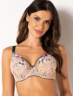 Dámska podprsenka 19224 Béžová a zelená zmes - Mediolano