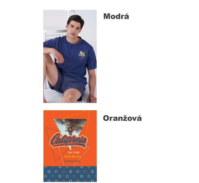 Pánske pyžamo Karelpiu KC8254 Pánske pyžamo Karelpiu KC8254