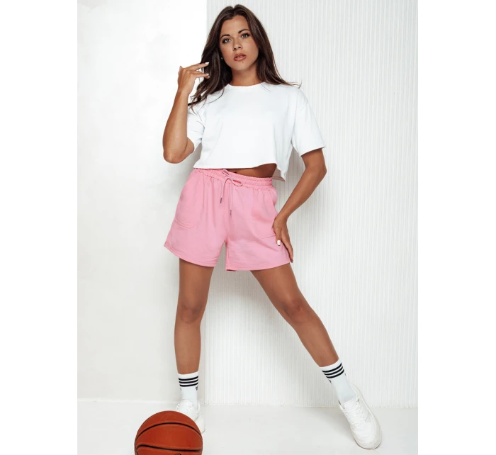 Dámské teplákové šortky pink Dstreet model 21979491 - FashionStreet