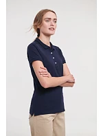 Russell Athletic 566F Dámske elastické polo tričko z piké 10.566F fuchsiová