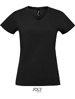 SOL'S Imperial V Women Dámske tričko s výstrihom do V z hrubej bavlny 25.2941 deep black SOL'S Imperial V Women Dámske tričko s výstrihom do V z hrubej bavlny 25.2941 deep black