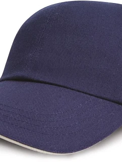 RC 6 panelová nízkoprofilová sandwich kšiltovka navy/white model 22424499 - Result Headwear