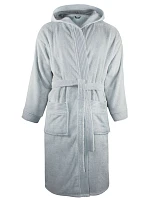 Bathrobe Župan s kapucí silver grey model 22526763 - The One Towelling Bathrobe Župan s kapucí silver grey model 22526763 - The One Towelling