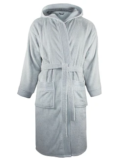 Bathrobe Župan s kapucí silver grey model 22526763 - The One Towelling