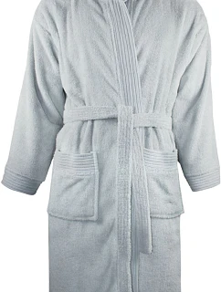 Bathrobe Župan s kapucí silver grey model 22526763 - The One Towelling