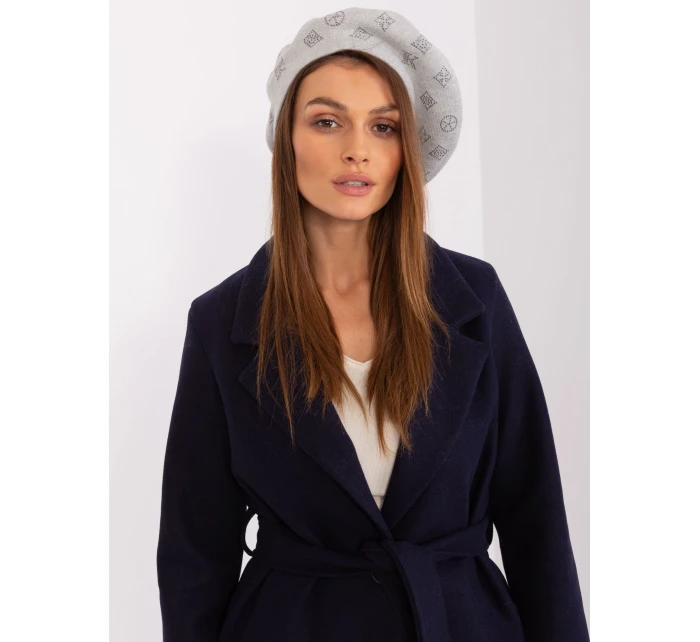 Czapka AT CZ model 19309419 jasny szary - FPrice Czapka AT CZ model 19309419 jasny szary - FPrice