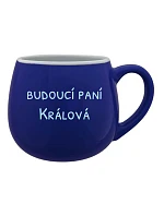 Personalizovaný keramický bacuľatý hrnček – budúca pani