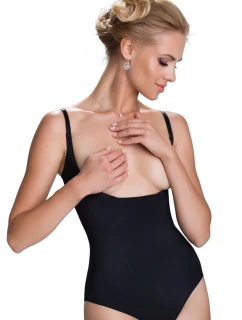 Dámske body Vincenta Drawstring Body Black - Eldar