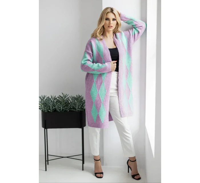 Sveter na zapínanie model 178644 PeeKaBoo