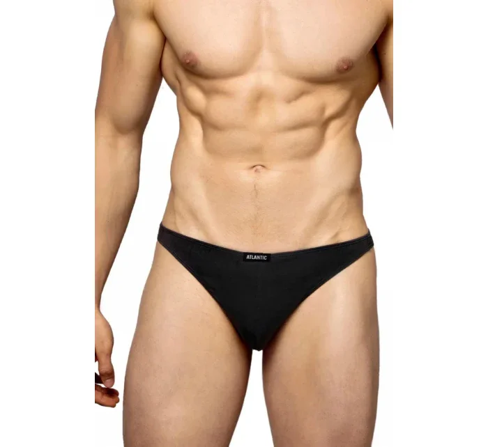 Pánská tanga model 20980226 black - Atlantic