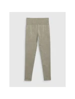 Dámske bezšvové legíny na jogu a pilates 4F 4FWAW25TFTIF407-41A Dámske bezšvové legíny na jogu a pilates 4F 4FWAW25TFTIF407-41A