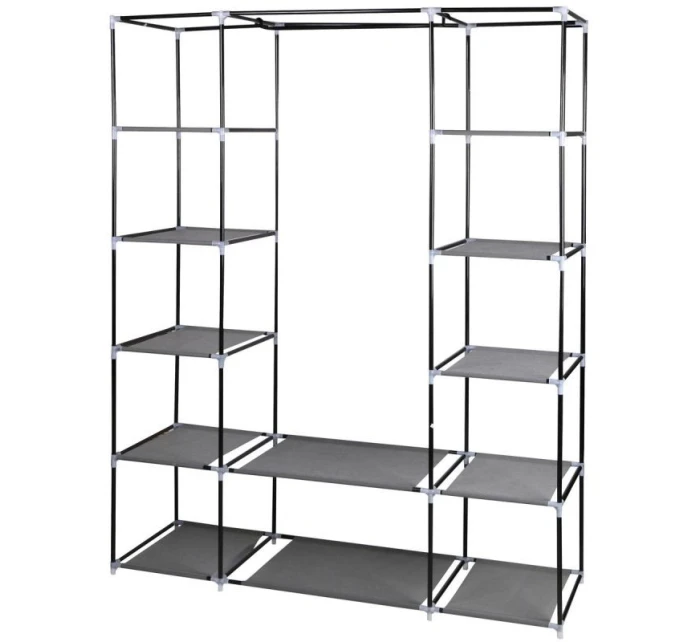 TEXTILNÁ ZÁHRADA 175x133x43cm TEMNE ŠEDÁ 28873 TEXTILNÁ ZÁHRADA 175x133x43cm TEMNE ŠEDÁ 28873