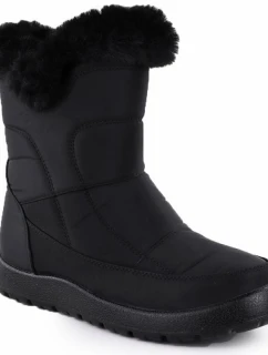 Dámske ploché zateplené snežnice čierne Potocki KI24322