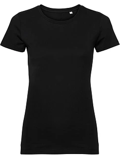 Russell Athletic 108F Dámske tričko Pure Organic 10.108F čierne