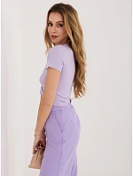 Bluzka model 22155089 jasny fioletowy - FPrice
