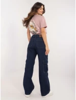 Spodnie jeans model 20614042 granatowy - FPrice