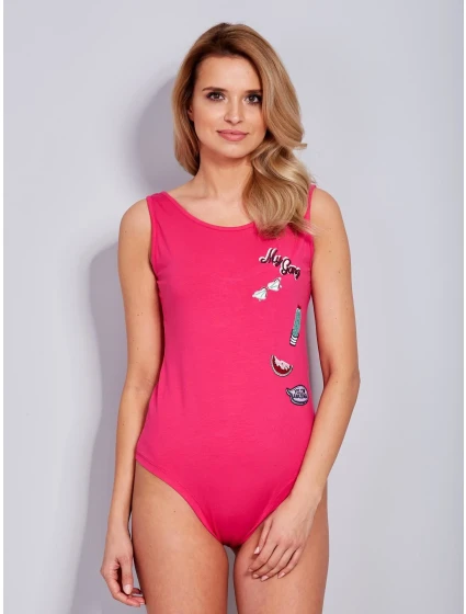 Dámske body EN BO 1440.89 tmavo ružová Dámske body EN BO 1440.89 tmavo ružová