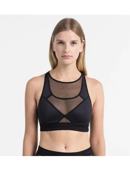 Podprsenka Unlined Bralette QF4490E čierna - Calvin Klein Podprsenka Unlined Bralette QF4490E čierna - Calvin Klein
