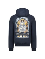 Pánská mikina model 21718664 Šedá melanž s potiskem - Geographical Norway