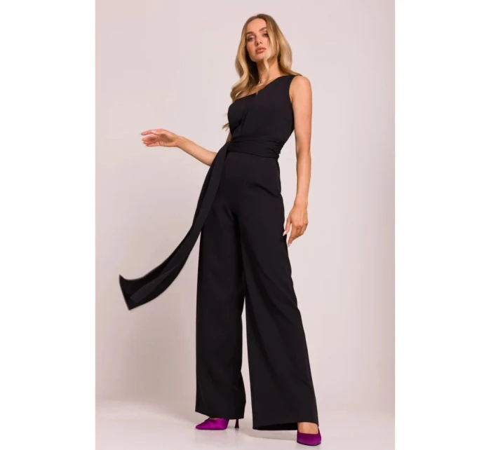 Dámsky overal na jedno rameno so šerpou M845 Black - MOE