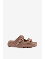 Dámske penové papuče DFSH413004 dark beige - D.Franklin