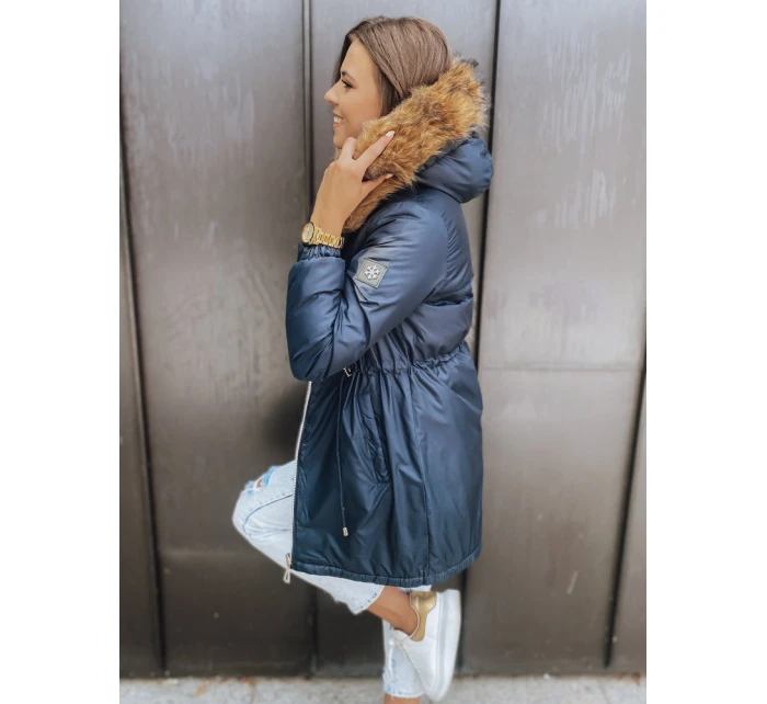 Dámská zimní bunda parka navy blue Dstreet model 21964938 - FashionStreet