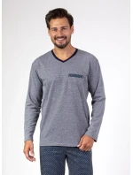 Pánské pyžamo model 20243292 dł/r 2XL3XL Z25 - Regina Pánské pyžamo model 20243292 dł/r 2XL3XL Z25 - Regina